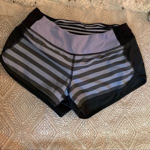 Striped Lululemon Shorts